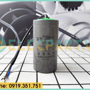 Tụ điện CD60 300uF, 450VAC Dây cắm