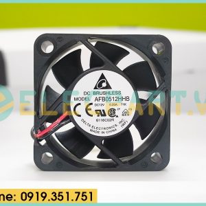 Quạt biến tần DELTA AFB0512HHB, 12VDC, 50x50x15mm