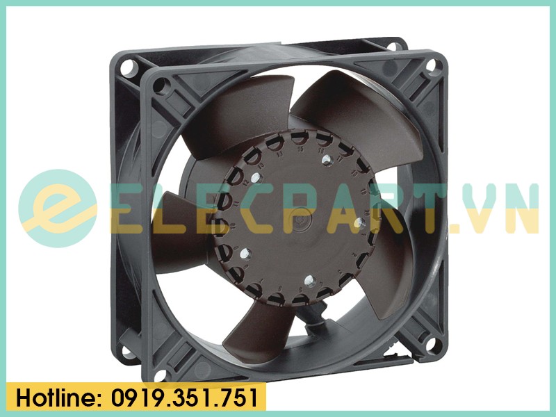 Quạt tản nhiệt EBMPAPST 3314NHHU, 24VDC, 92x92x32mm
