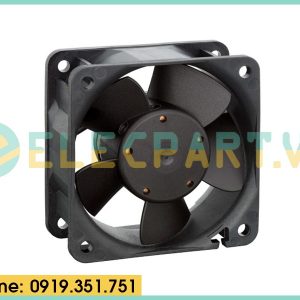 Quạt tản nhiệt EBMPAPST 612NGME, 12VDC, 60x60x25mm