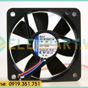 Quạt tản nhiệt EBMPAPST 60x60x15mm, 12V/24V/48V