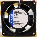 Quạt EBMPAPST 8312/12HL, 12VDC, 80x80x32mm