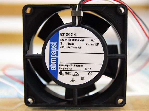 Quạt EBMPAPST 8312/12HL, 12VDC, 80x80x32mm