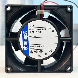 Quạt EBMPAPST 8312, 12VDC, 80x80x32mm