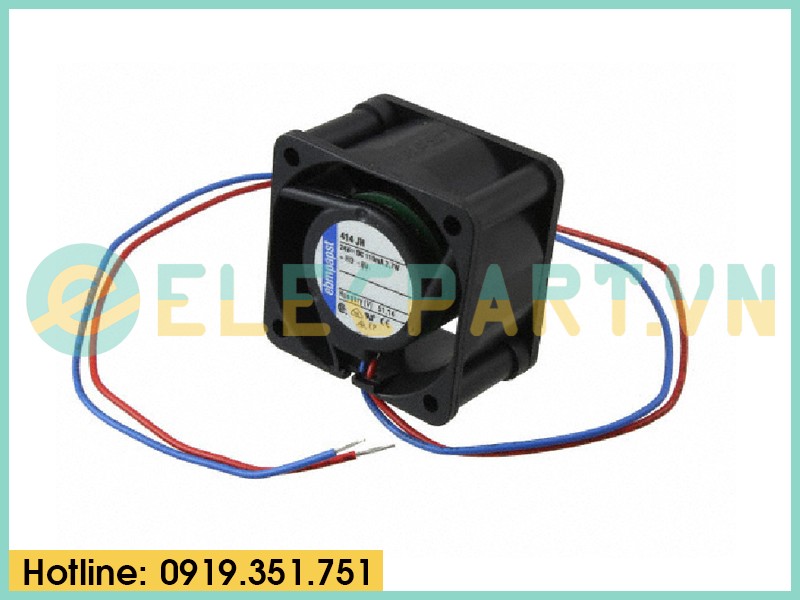 Quạt tản nhiệt EBMPAPST 414JH, 24VDC, 40x40x25mm