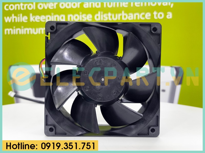Quạt biến tần MELCO MMF-12F24DS-CM1, 24VDC, 120x120x38mm