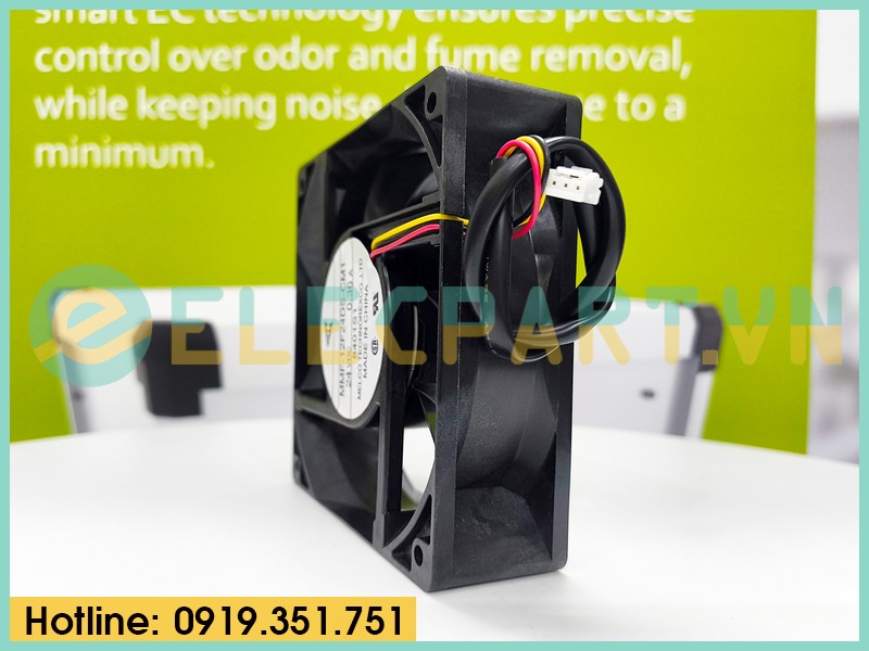 Quạt biến tần MELCO MMF-12F24DS-CM1, 24VDC, 120x120x38mm