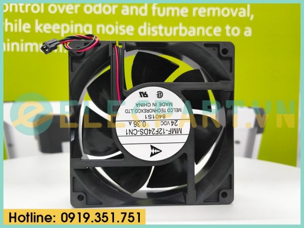 Quạt biến tần MELCO MMF-12F24DS-CN1, 24VDC, 120x120x38mm