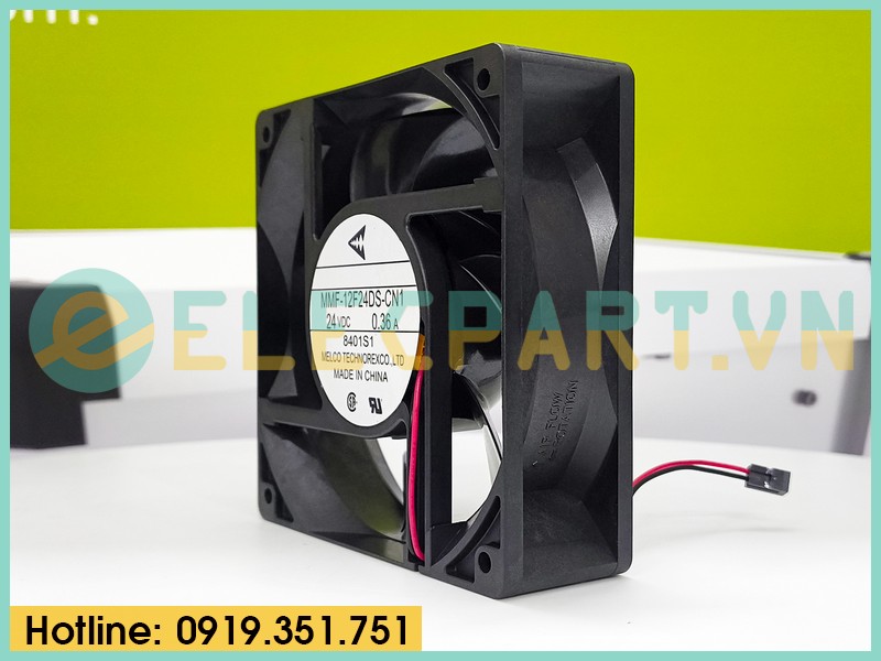 Quạt biến tần MELCO MMF-12F24DS-CN1, 24VDC, 120x120x38mm