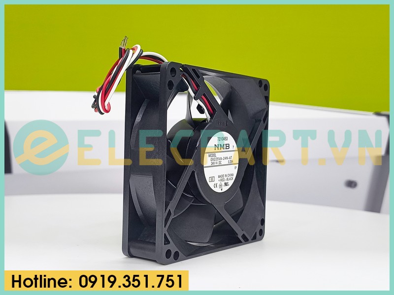 Quạt biến tần NMB 09225VA-24N-AT, 24VDC, 92x92x25mm