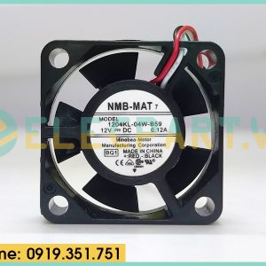 Quạt biến tần NMB 1204KL-04W-B59, 12VDC, 30x30x10mm