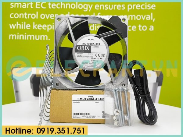 Bộ quạt ORIX T-MU1238A-41-GP, 200VAC, 120x120x38mm
