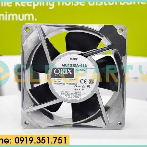 Quạt hút tủ điện ORIX MU1238A-41B, 200VAC, 120x120x38mm