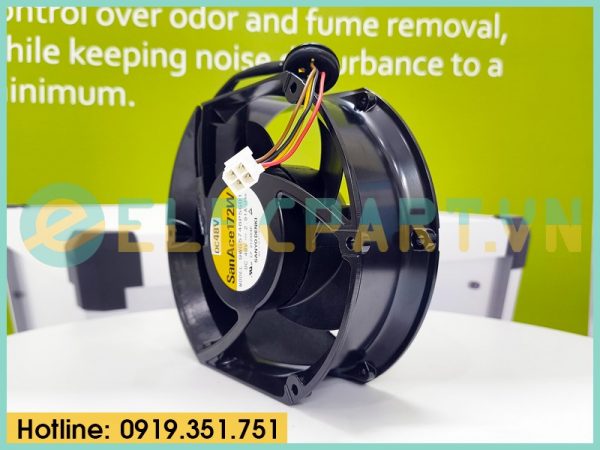 Quạt biến tần SANYO DENKI 9WG5748P5G011, 48VDC, 172x150x51mm