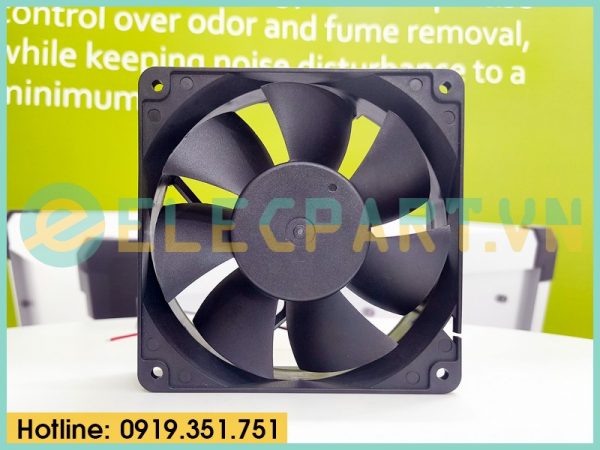 Quạt biến tần SYMBANG D12038V24SLB-K, 24VDC, 120x120x38mm