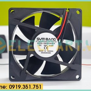 Quạt biến tần SYMBANG D8025V24HB-K, 24VDC, 80x80x25mm