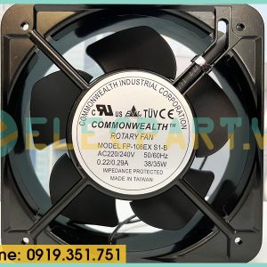 Quạt tản nhiệt COMMONWEALTH FP-108EX-S1-B, 220V, 150x150x50mm