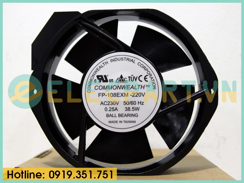 Quạt tản nhiệt COMMONWEALTH FP-108EXM-220V, 230VAC, 172x150x38mm