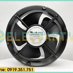 Quạt tản nhiệt COMMONWEALTH FP-20060EX-S1-B, 220-240VAC, 200x200x60mm