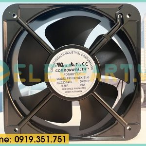 Quạt tản nhiệt COMMONWEALTH FP-20060EX-S1-B, 220VAC, 200x200x60mm