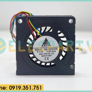 Quạt tản nhiệt cho bo mạch DB3007H05S, 5VDC, 30x30x7mm