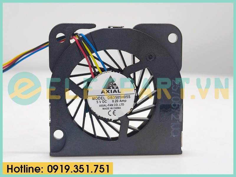 Quạt tản nhiệt cho bo mạch DB3505H05S, 5VDC, 35x35x5mm