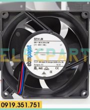 Quạt tản nhiệt EBMPAPST 3214JN, 24VDC, 92x92x38mm