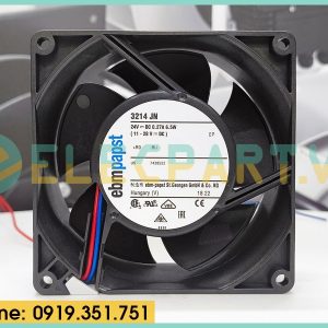Quạt tản nhiệt EBMPAPST 3214JN, 24VDC, 92x92x38mm