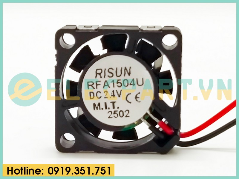 Quạt tản nhiệt cho bo mạch RISUN RFA1504U, 5VDC, 15x15x4mm