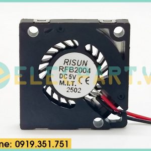 Quạt tản nhiệt cho bo mạch RISUN RFB2004, 5VDC, 20x20x4mm