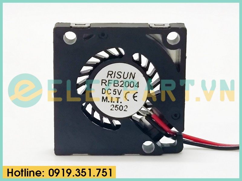 Quạt tản nhiệt cho bo mạch RISUN RFB2004, 5VDC, 20x20x4mm