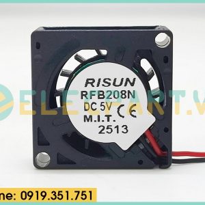 Quạt tản nhiệt cho bo mạch RISUN RFB208N, 5VDC, 20x20x8mm