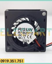 Quạt tản nhiệt cho bo mạch RISUN RFB2512, 5VDC, 25x25x12mm