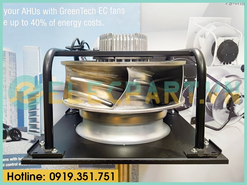 Quạt ly tâm EC SEEMTEK K3E-3A400-Y3-13, 380VAC, 400mm