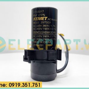 Tụ điện KEMET 080MD22ABMK3DAN, 80uF, 220/300VAC