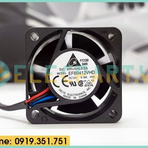 Quạt biến tần DELTA EFB0412VHD, 12VDC, 40x40x20mm