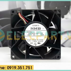 Quạt tản nhiệt NMB 09238DE-24P-CUE, 24VDC, 92x92x38mm