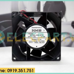 Quạt tản nhiệt NMB 3615KL-05W-B70, 24VDC, 92x92x38mm