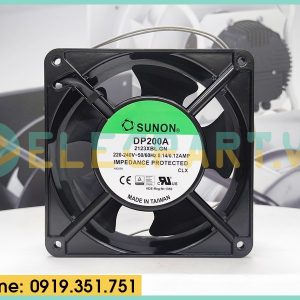 Quạt tản nhiệt Sunon DP200A 2123XBL.GN, 220-240VAC, 120x120x38mm
