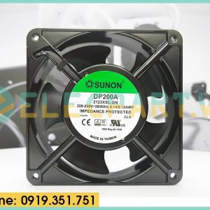 Quạt tản nhiệt Sunon DP200A-2123HSL.GN, 220-240VAC, 120x120x38mm