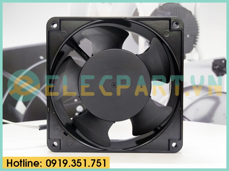 Quạt tản nhiệt Sunon DP201A-2123HBL.GN, 220-240VAC, 120x120x38mm