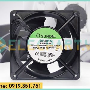Quạt tản nhiệt Sunon DP201A-2123HBT.GN, 220-240VAC, 120x120x38mm