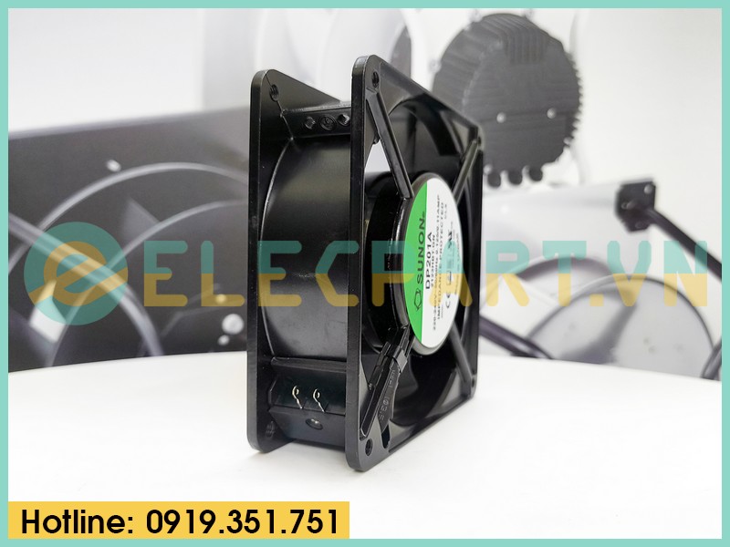 Quạt tản nhiệt Sunon DP201A-2123HBT.GN, 220-240VAC, 120x120x38mm