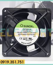 Quạt tản nhiệt Sunon DP201A-2123HSL.GN, 220-240VAC, 120x120x38mm