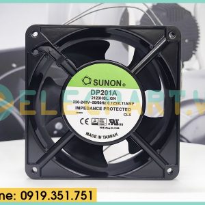Quạt tản nhiệt Sunon DP201A-2123HSL.GN, 220-240VAC, 120x120x38mm