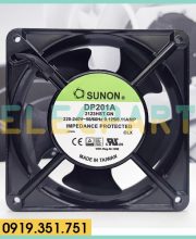 Quạt tản nhiệt Sunon DP201A-2123HST.GN, 220-240VAC, 120x120x38mm