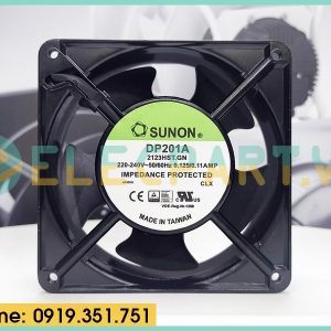 Quạt tản nhiệt Sunon DP201A-2123HST.GN, 220-240VAC, 120x120x38mm