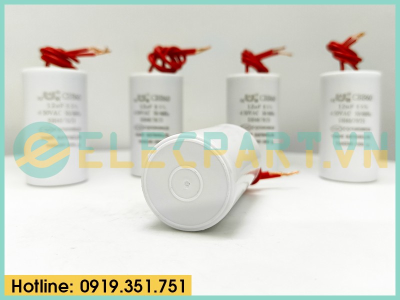 Tụ điện Tongyu CBB60 12uF, 450VAC, Dây cắm