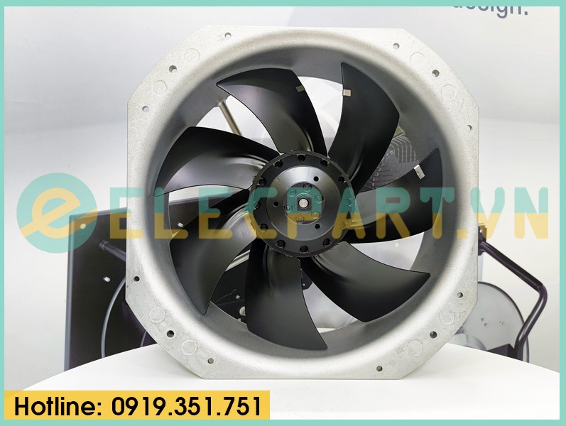 Quạt tản nhiệt EBMPAPST W2D250-HH14-09, 400~460VAC, 280x280x80mm