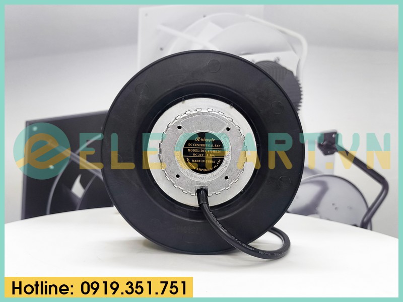Quạt biến tần RUIAPPLE DCC175HB24, 24VDC, 175mm